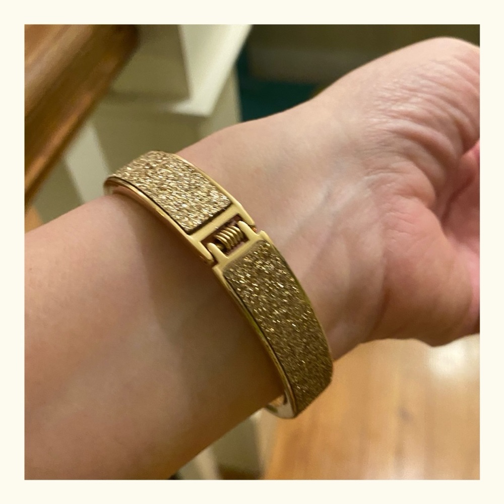 Rose Gold Colored Bangle - Picture 2 of 4
